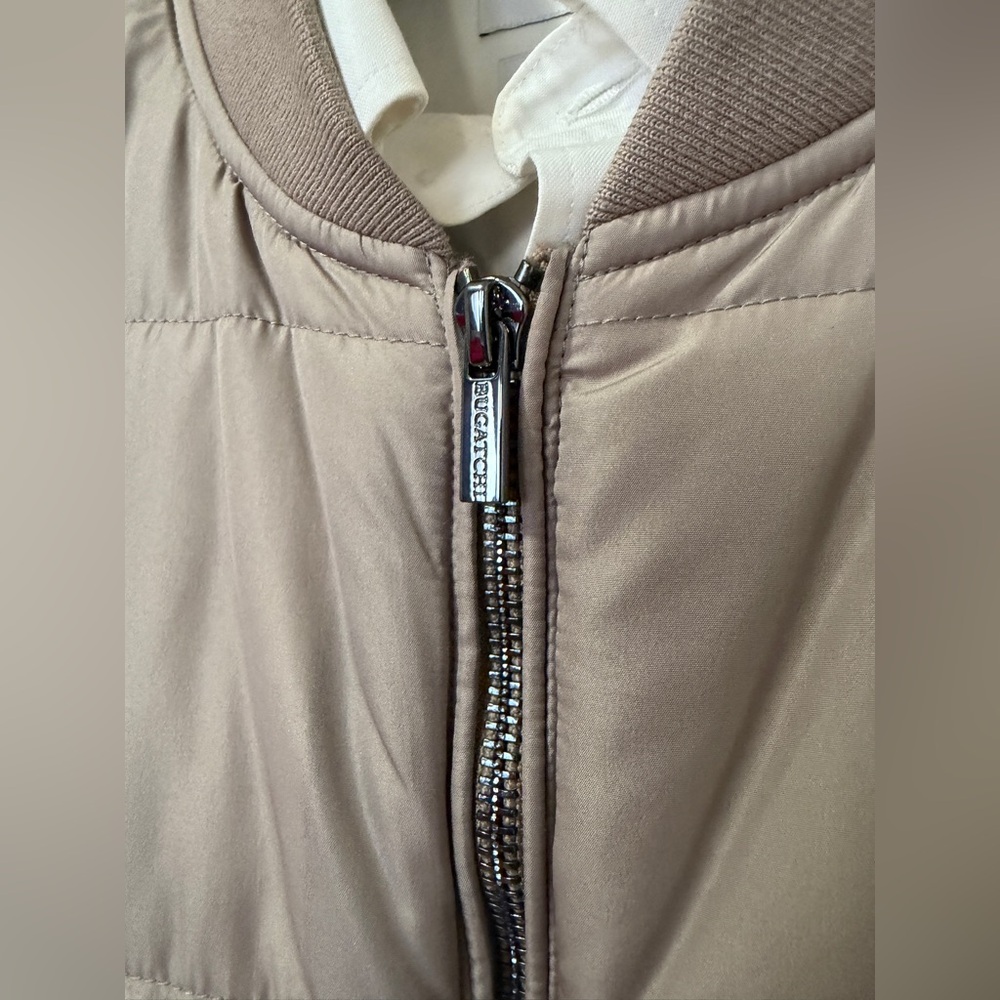 Bugatchi Tan Puffer Vest - Picture 2 of 5